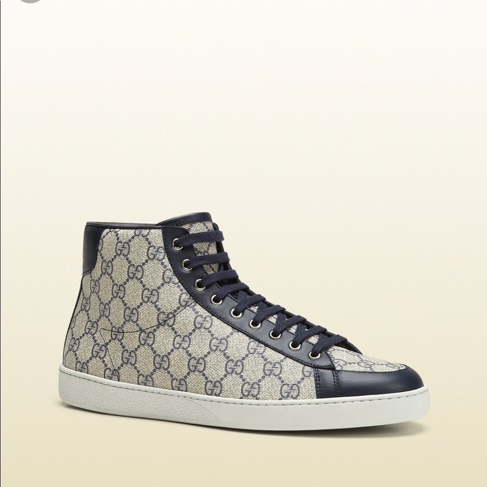 Men’s Gucci Blue GG Supreme Sneaker